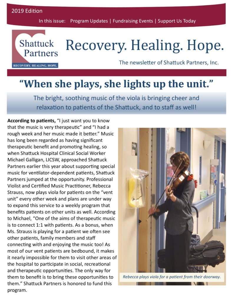 Shattuck Partners Working to improve the lives of patients at Lemuel